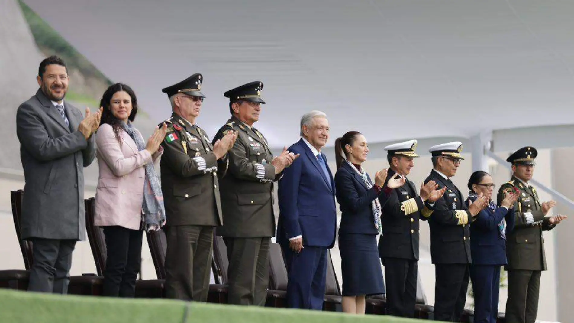 Martí Batres con AMLO y Claudia Sheinbaum